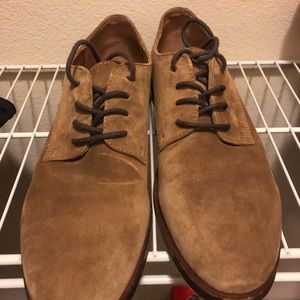 Frye brown suede shoes